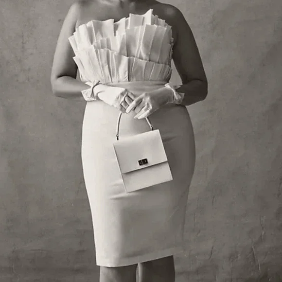 BHLDN Anthropologie Madison Dress Ivory Size 14 NWOT‎ - Picture 5 of 10